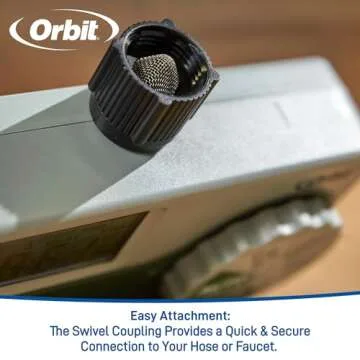 Orbit 58910 Digital 2 Outlet Hose Faucet Timer for Gardening