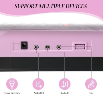 Ktaxon 61 Key Piano with 200 Sounds, Complete Set