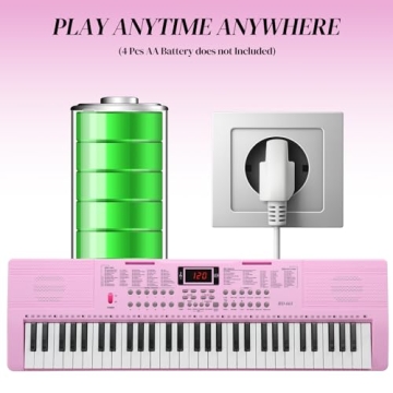 Ktaxon 61 Key Piano with 200 Sounds, Complete Set