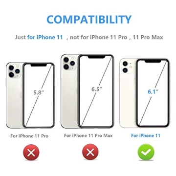 Stylish OT ONETOP iPhone 11 Wallet Case with Card Holder