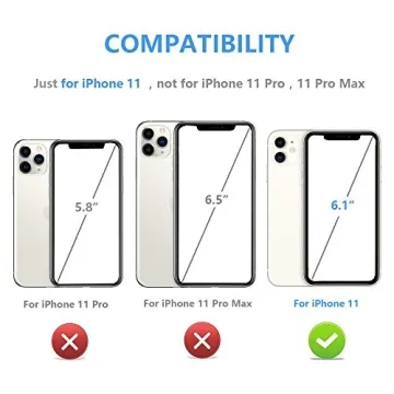 Stylish OT ONETOP iPhone 11 Wallet Case with Card Holder