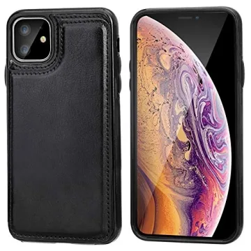 Stylish OT ONETOP iPhone 11 Wallet Case with Card Holder
