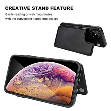 Stylish OT ONETOP iPhone 11 Wallet Case with Card Holder
