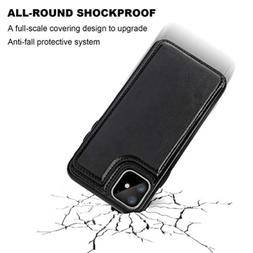 Stylish OT ONETOP iPhone 11 Wallet Case with Card Holder