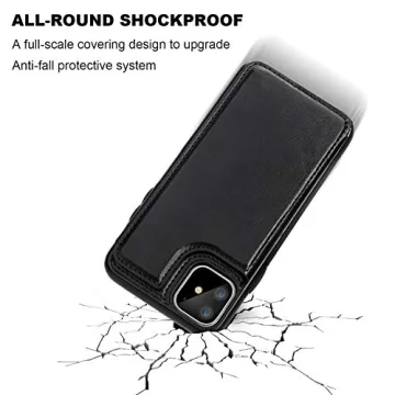 Stylish OT ONETOP iPhone 11 Wallet Case with Card Holder