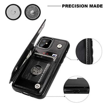 Stylish OT ONETOP iPhone 11 Wallet Case with Card Holder