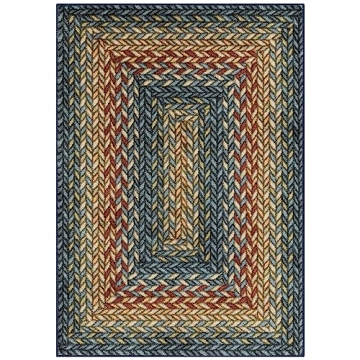 Maples Rugs Marion Braid Multi Kitchen Rug Non Skid