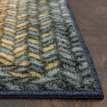 Maples Rugs Marion Braid Multi Kitchen Rug Non Skid
