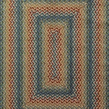 Maples Rugs Marion Braid Multi Kitchen Rug Non Skid