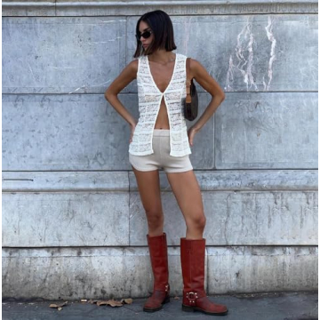 Stylish Women's Knee High Red Riding Boots for All Occasions