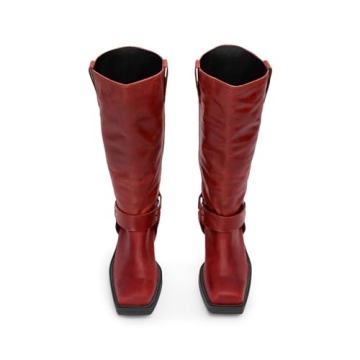 Stylish Women's Knee High Red Riding Boots for All Occasions