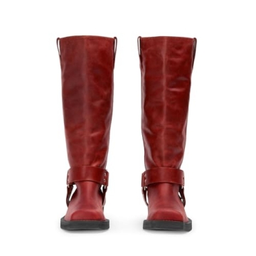 Stylish Women's Knee High Red Riding Boots for All Occasions