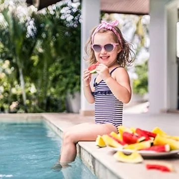 Cute UV400 Kids Sunglasses Gift Set for Ages 3-10