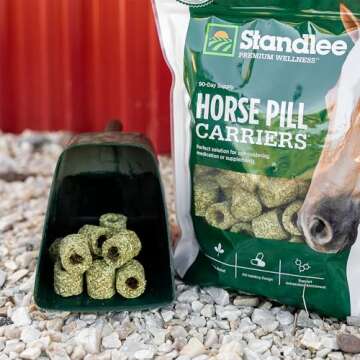 Standlee Premium Horse Pill Carriers for Easy Medication Delivery