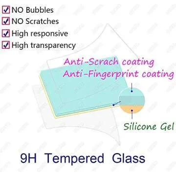 ULBTER A7C Screen Protector & Hot Shoe Cover - 9H Hardness Protection for Sony Alpha 7C