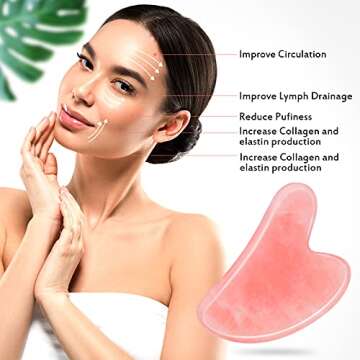 LATME Facial Massager,Neck Face Massager Tool,3 Mode Massage with Heat,Portable Beauty Instrument for Skin Care Women Gift