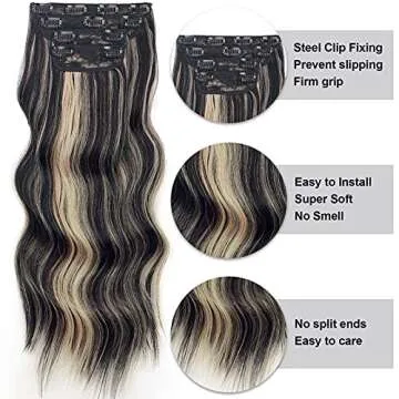 Vigorous Clip-in Hair Extensions for Instant Volume and Glamour