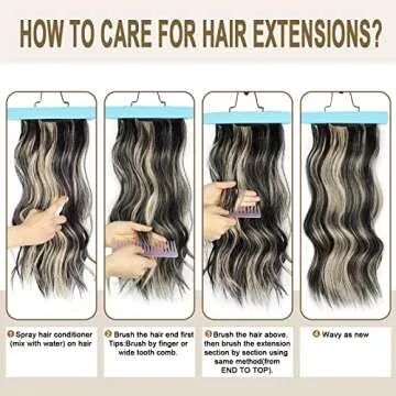 Vigorous Clip-in Hair Extensions for Instant Volume and Glamour