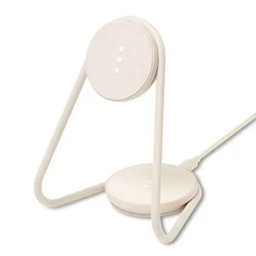 COURANT MAG:2 Wireless Charging Stand - Belgian Linen, 2 in 1 Multi-Device Charger - Magnetic Stand ...
