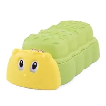 Simplay3 Caterpillar Sandbox with Lid for Toddlers