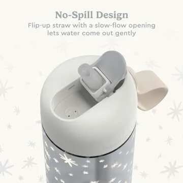 Bentgo Kids Water Bottle - 15 oz Leak-Proof Cup for Kids