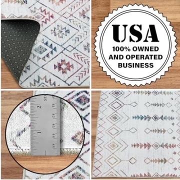ReaLife Washable Area Rug - Soft Durable Floor Covering
