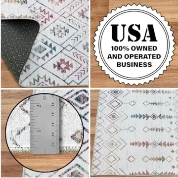 ReaLife Washable Area Rug - Soft Durable Floor Covering