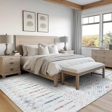 ReaLife Washable Area Rug - Soft Durable Floor Covering