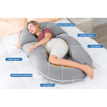 INSEN Pregnancy Pillows for Sleeping, Nursing, Relaxing