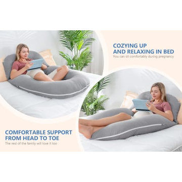 INSEN Pregnancy Pillows for Sleeping, Nursing, Relaxing