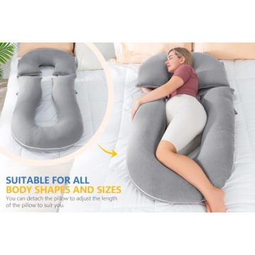 INSEN Pregnancy Pillows for Sleeping, Nursing, Relaxing