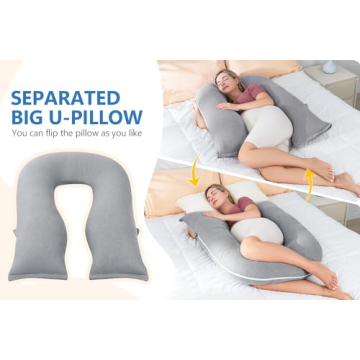 INSEN Pregnancy Pillows for Sleeping, Nursing, Relaxing
