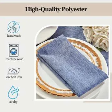 Mebakuk Premium Washable Cloth Napkins Set of 6