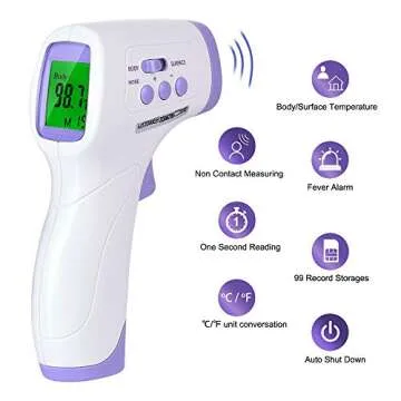 Digital Infrared Forehead Thermometer for All Ages
