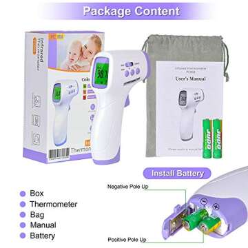 Digital Infrared Forehead Thermometer for All Ages