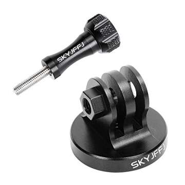 SKYJFFJ Aluminum-Tripod Adapter Attachment- Bolt -Adapter for Monopod Mount with Aluminum CNC Thumbs...