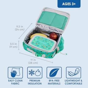 Durable Bentgo Kids Lunch Bag for Ages 3+ - Insulated