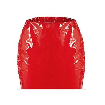 Springcmy Neon Leather Mini Skirt for Unforgettable Nights