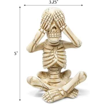 Spooky Skeleton Statues Decor Set - Gift Boutique