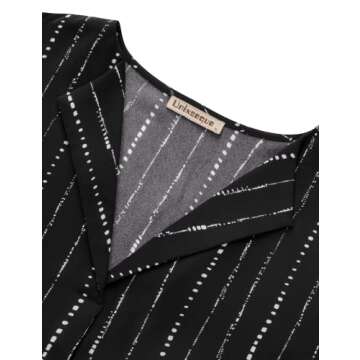 Unixseque Ladies Sleeveless Blouse,Black Dress Shirt for Junior Summer Chiffon Tunics Tanks Tops for Leggings Polyester Dressy Office Cami Sheer Casual Work Professional Fashion Black