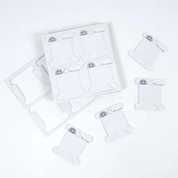 DMC Cardboard Floss Bobbins - Efficient Thread Organization
