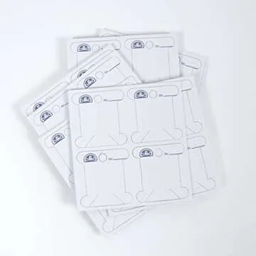 DMC Cardboard Floss Bobbins - Efficient Thread Organization