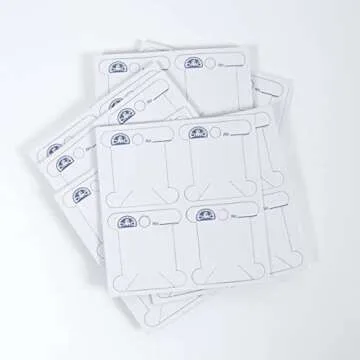 DMC Cardboard Floss Bobbins - Efficient Thread Organization