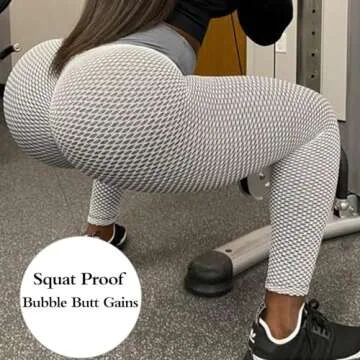 JGS1996 Butt Lifting Leggings for Women Tummy Control Workout Yoga Pants High Waisted Scrunch Booty Gym Compression Tights