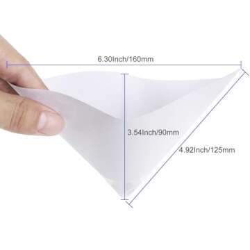 200 PACK Paint Strainer 150 Micron Fine Mesh Paper Paint Filter Cone, Fine Nylon Mesh Funnel Hooks f...