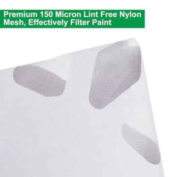 200 Pack of 150 Micron Paint Strainer Funnels for All Projects