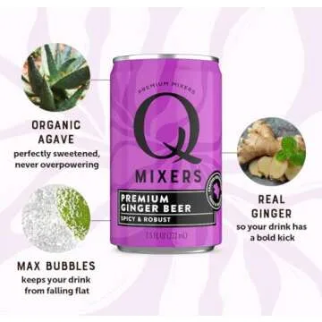 Premium Q GINGER BEER - Less Sweet, More Flavorful