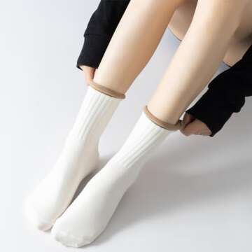 Yoga Pilates Socks with Grips for Women Non-Slip Comfort