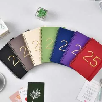 2025 Planner - 2025 Weekly Monthly Planner from January 2025 - December 2025, 6.4" x 8.5" Calendar P...