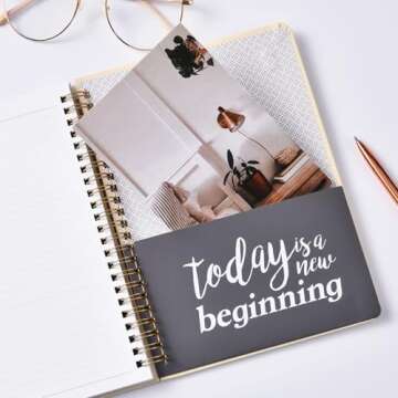 2025 Planner - 2025 Weekly Monthly Planner from January 2025 - December 2025, 6.4" x 8.5" Calendar Planner with Tabs, Inner Pocket